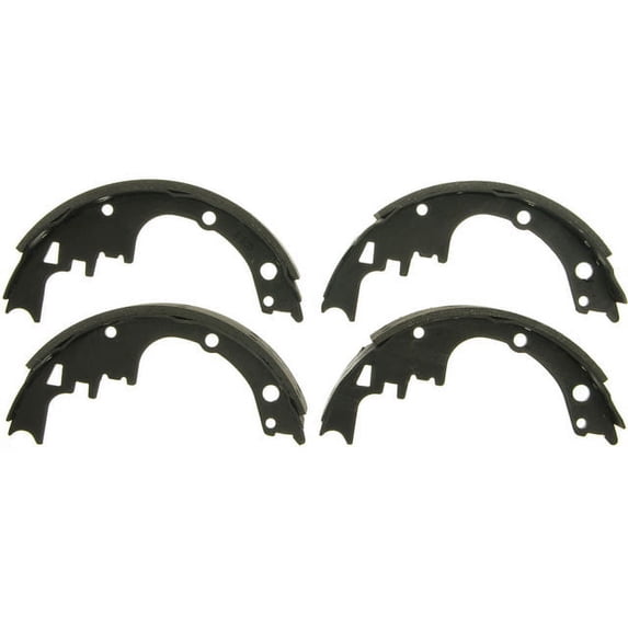 Rear Brake Shoe Set - Compatible with 1976 - 1977 Chevy Vega