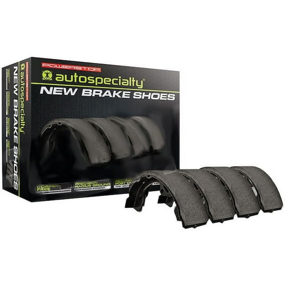 Rear Brake Shoe Set - Compatible with 1977 - 1987 Jeep Wagoneer 1978 1979 1980 1981 1982 1983 1984 1985 1986