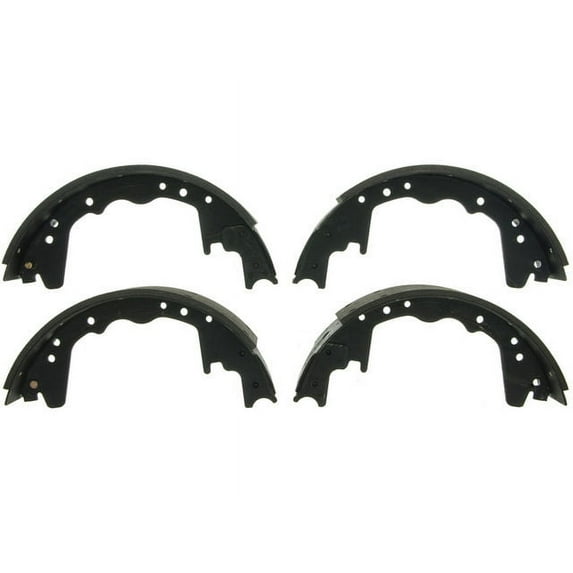 Rear Brake Shoe Set - Compatible with 1980 - 1998 Ford F-250 1981 1982 1983 1984 1985 1986 1987 1988 1989 1990 1991 1992 1993 1994 1995 1996 1997