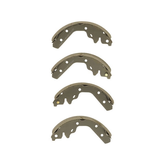 Rear Brake Shoe Set - Compatible with 1983 - 1984 Chrysler Town & Country