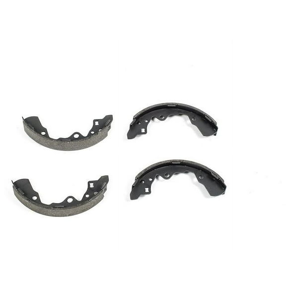 Rear Brake Shoe Set - Compatible with 1990 - 1991 Mazda Protege