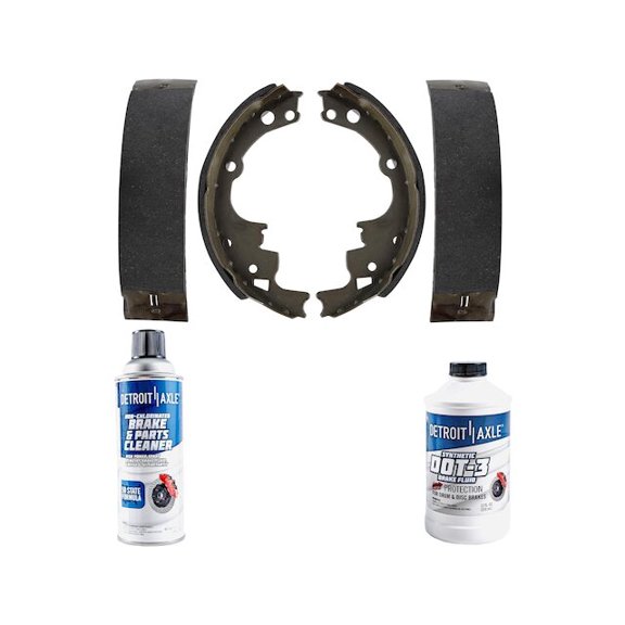 Rear Brake Shoe Set - Compatible with 1992 - 1993 GMC Typhoon Base