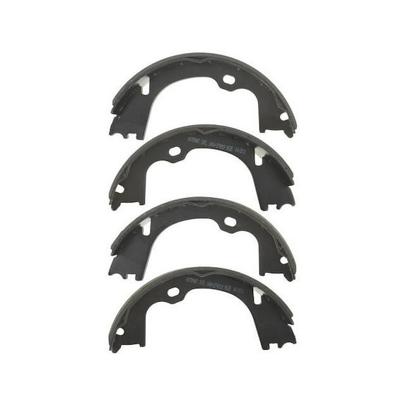 Rear Brake Shoe Set - Compatible with 2006 - 2022 Chevy Express 3500 2007 2008 2009 2010 2011 2012 2013 2014 2015 2016 2017 2018 2019 2020 2021