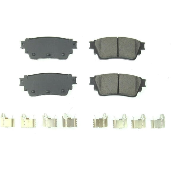 Rear Brake Shoe Set - Compatible with 2018 - 2021 Nissan Kicks - Power Stop