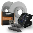 thumbnail image 1 of [Rear] Brake X Advanced X Replacement Disc Rotors and Premium Ceramic Brake Pads Kit | 6 Piece Set | For 2004-2015 Nissan Titan 5.6, 1 of 14