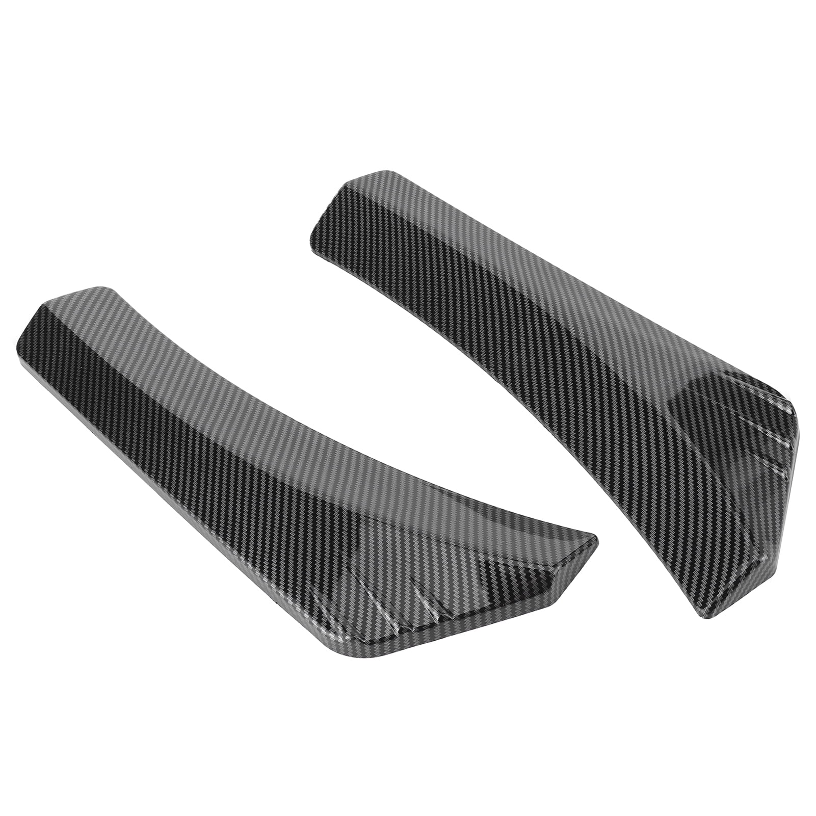 Rear Bumper,2pcs Carbon Fiber Style Front Rear Bumper Vehicle