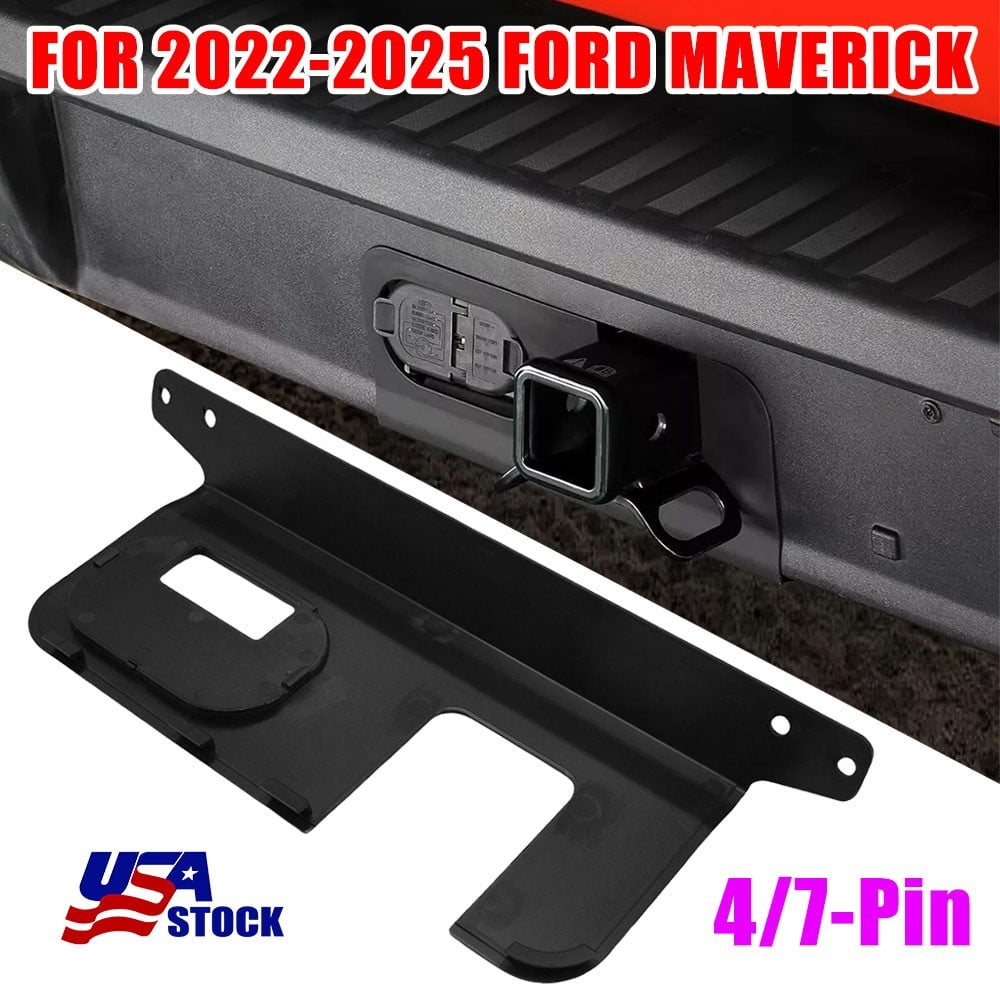 Rear Bumper Cover Plate for 2022-2025 Ford Maverick Accessories, Hitch Surround