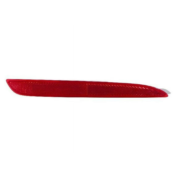 Rear Bumper Cover Reflector - Compatible with 2010 - 2013 Mazda 3 2011 2012