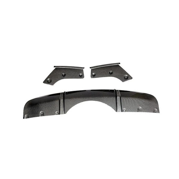 Rear Bumper Diffuser Lip For BMW F15 X5 M Sport Tech 2014-2018 P Style Real Carbon Fiber Car Boot Spoiler Plate Splitter