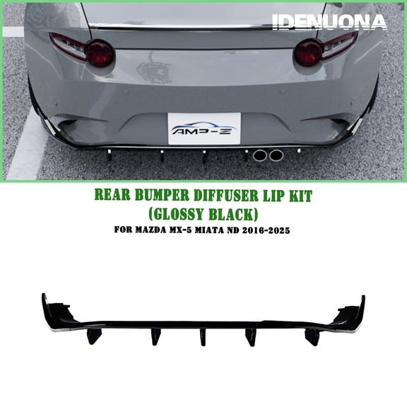 Rear Bumper Diffuser Lip For Mazda MX-5 Miata ND 2016-2025