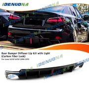 Rear Bumper Diffuser with Light Body Kit for Lexus IS250 IS350 2006-2013
