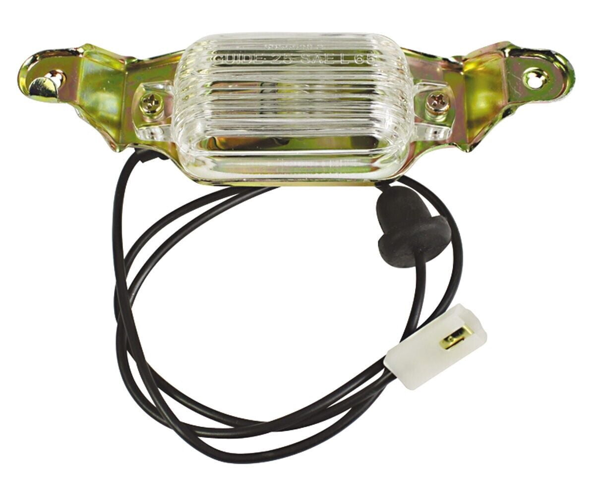 Genuine Mercedes-Benz Rear License Plate Lamp Light Lens Set (x2) (2003 Genuine Mercedes-Benz Rear License Plate Lamp Light Lens Set (x2) (2003