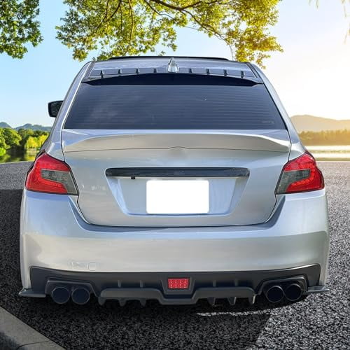 Rear Bumper Lip Diffuser Compatible with 2015-2021 Subaru WRX STI, PP ...