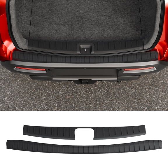 Bomely Tpe Anti-Scratch Internal & External Rear Bumper Sill Protector, Fits Nissan Pathfinder 22-25