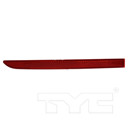 Rear Bumper Reflector Left Driver for 09-17 Volkswagen Tiguan (18 Limited) Fits 2016 Volkswagen Tiguan