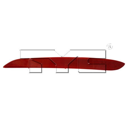 Rear Bumper Reflector Right Passenger for 15-15 Hyundai Sonata Fits 2017 Hyundai Sonata