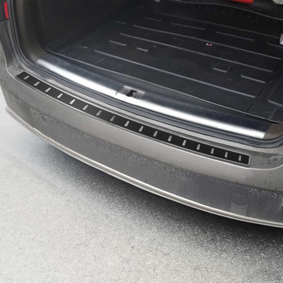 Rear Bumper Sill Cover Guard for Audi A4 B8 Wagon 2008-12 Stainless Steel Foiled
