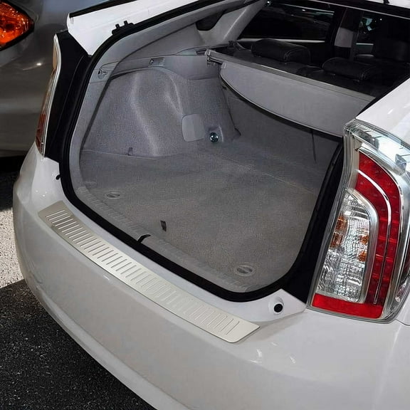 Rear Bumper Sill Cover Protector Guard for Toyota Prius 2012-2015 FL S.Steel