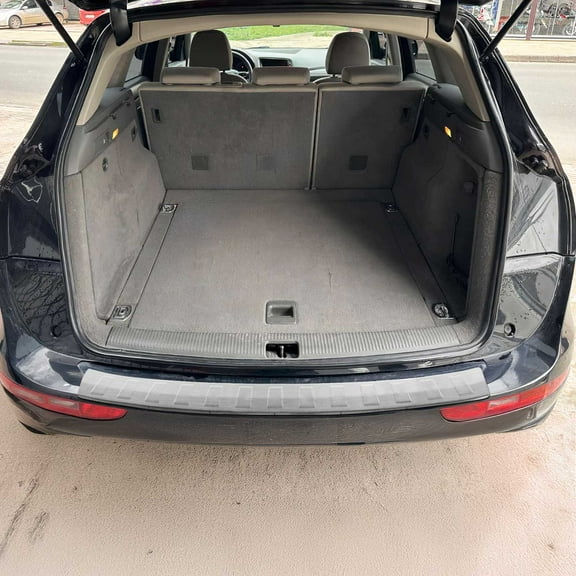 Rear Bumper Sill Cover Protector for Audi Q5 2009-2017 Brushed Stainless Steel