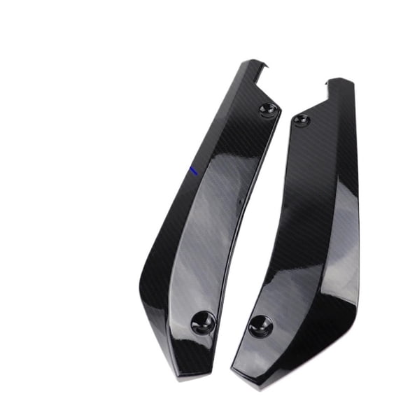 Rear Bumper Spoiler Canards Diffuser Car Side Fin Scratch Protector Black Rear Lip Wrap Angle Splitters Modificati