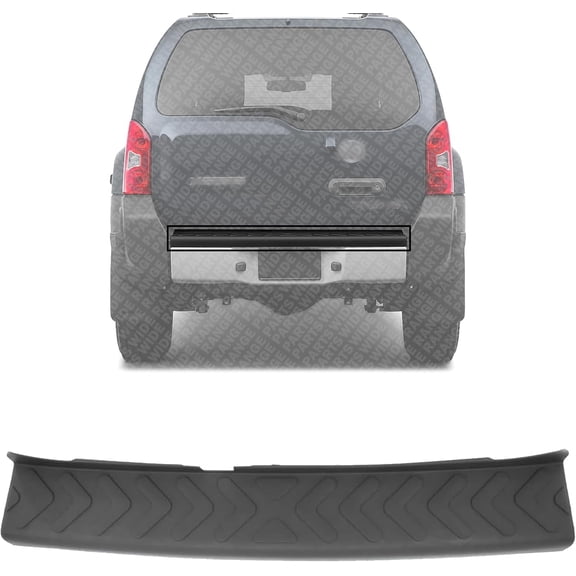 Rear Bumper Step Pad for Nissan Xterra 20052015 | Replacement Rear Bumper Step Pad NI1191104 85071EA000 | Direct Fit Durable Plastic Primed OEM Style