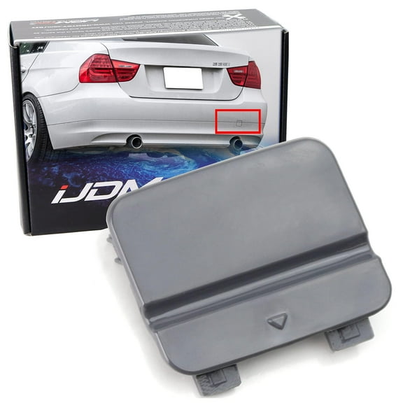 Rear Bumper Tow Hook Cap Cover Replacement For 2009-2012 BMW LCI Model E90 3 Series 328i 335i 4-Door Sedan, etc