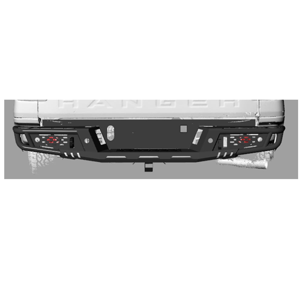 Rear Bumper for 2024 2025 Ford Ranger,Heavy Duty Steel Rear Bumper,102 ...