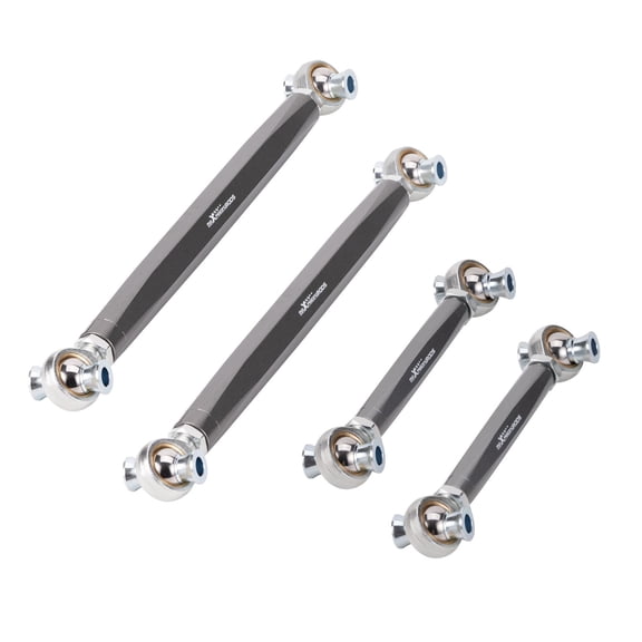 Rear Camber/Toe Control Arms for BMW 3-Series E90/E92/E93 (06-11) - OEM# C2409200077 - Steel, Adjustable +/-3 Camber/Toe - 245-300mm/400-455mm - Rear Suspension Upgrade