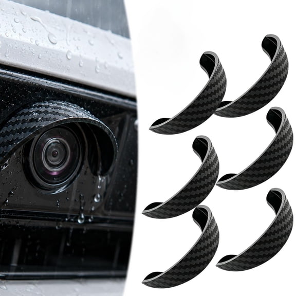 Rear Camera Rain Guard, Car Rear View Camera Anti‑Rain Cover, Rear Camera Rain Shield