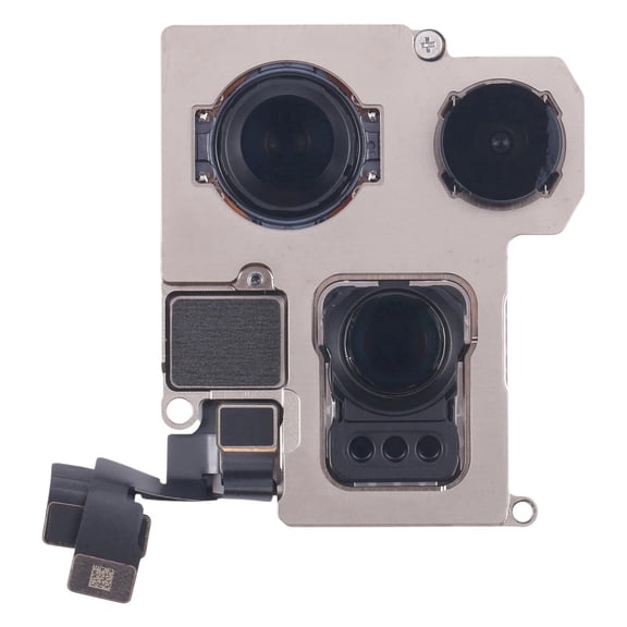 Rear Camera Replacement for iPhone 16 Pro - Back Camera Module with Flex Cable Connector, Compatible with A3083 A3292 A3293 A3294