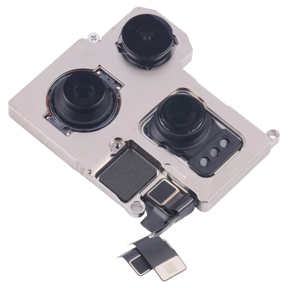 Rear Camera Replacement for iPhone 16 Pro Max - Back Camera Module with Flex Cable Connector, Compatible with A3084 A3295 A3296 A3297