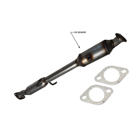 Rear Catalytic Converter with Resonator Fits 2011 to 2016 Kia Optima 2.4 L