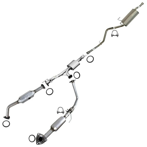 Stainless Steel Exhaust System Kit for 2003-2004 Toyota Tundra 4.7L | EPA-Approved