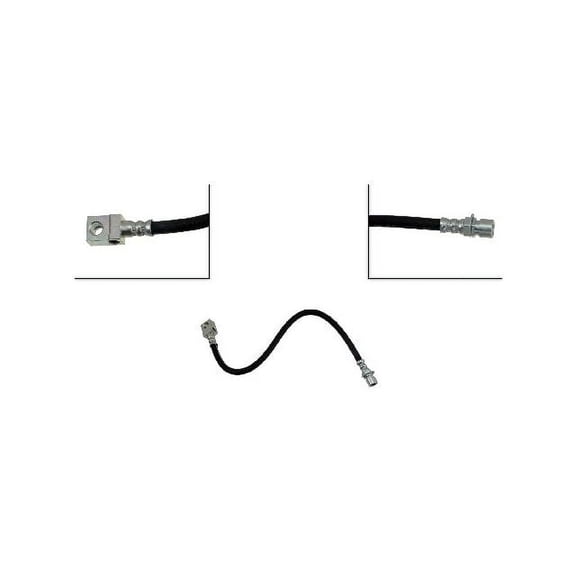 Rear Center Brake Hose - Compatible with 1975 - 1995 Chevy G20 GAS 1976 1977 1978 1979 1980 1981 1982 1983 1984 1985 1986 1987 1988 1989 1990 1991 1992 1993 1994