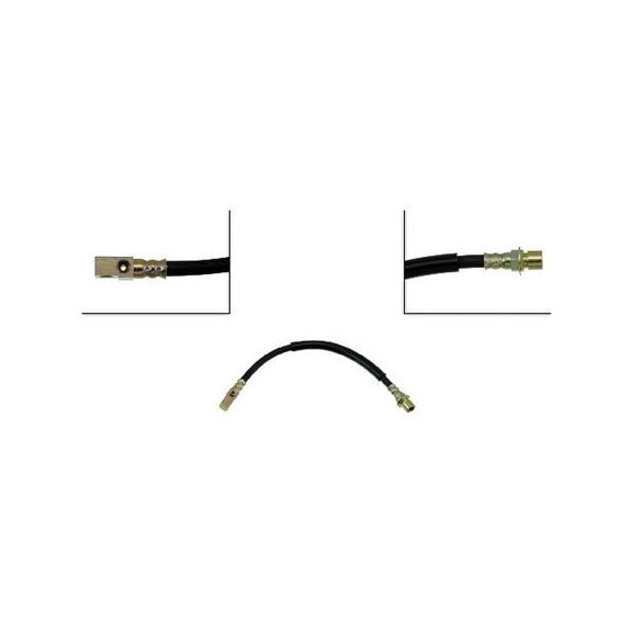 Rear Center Brake Hose - Compatible with 1973, 1976 Chevy Nova