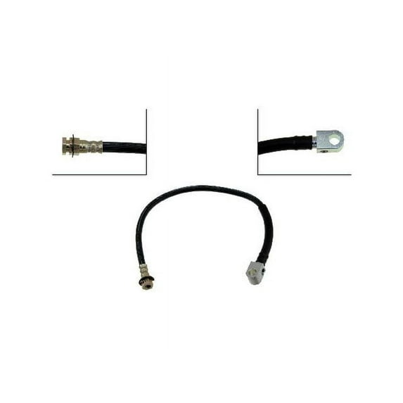 Rear Center Brake Hose - Compatible with 1989 - 1996 Ford F-150 4WD 1990 1991 1992 1993 1994 1995
