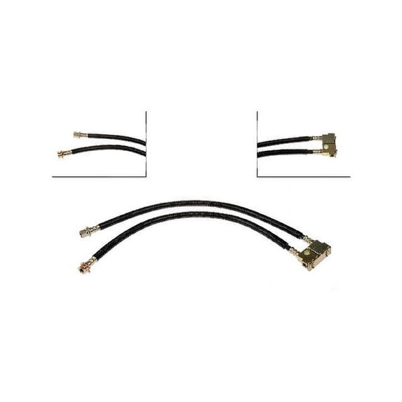 Rear Center Brake Hose - Compatible with 2007 - 2008 Dodge Ram 1500 - Dorman