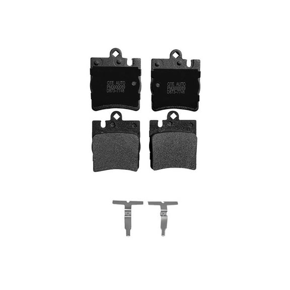 Rear Ceramic Brake Pad Kit For 1998-2002 Mercedes-Benz E430 Base