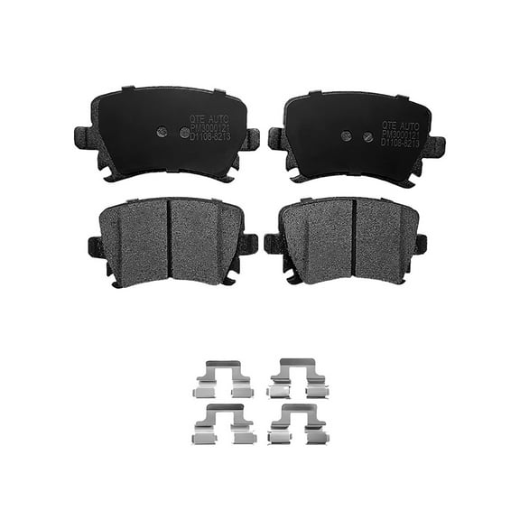 Rear Ceramic Brake Pad Kit For 2007-2009 Volkswagen EOS