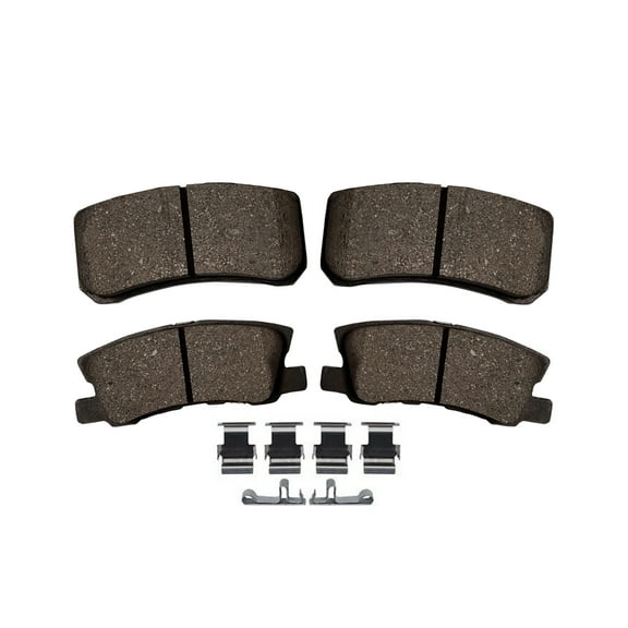 Rear Ceramic Brake Pad Kit For 2007-2010 Chrysler Sebring with Brake Code BRG
