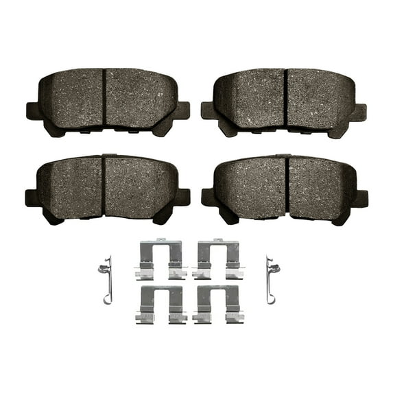 Rear Ceramic Brake Pad Kit For 2007-2013 Acura MDX Base