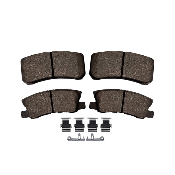 Rear Ceramic Brake Pad Kit For 2011 2012 Chrysler 200 with Brake Code BRG