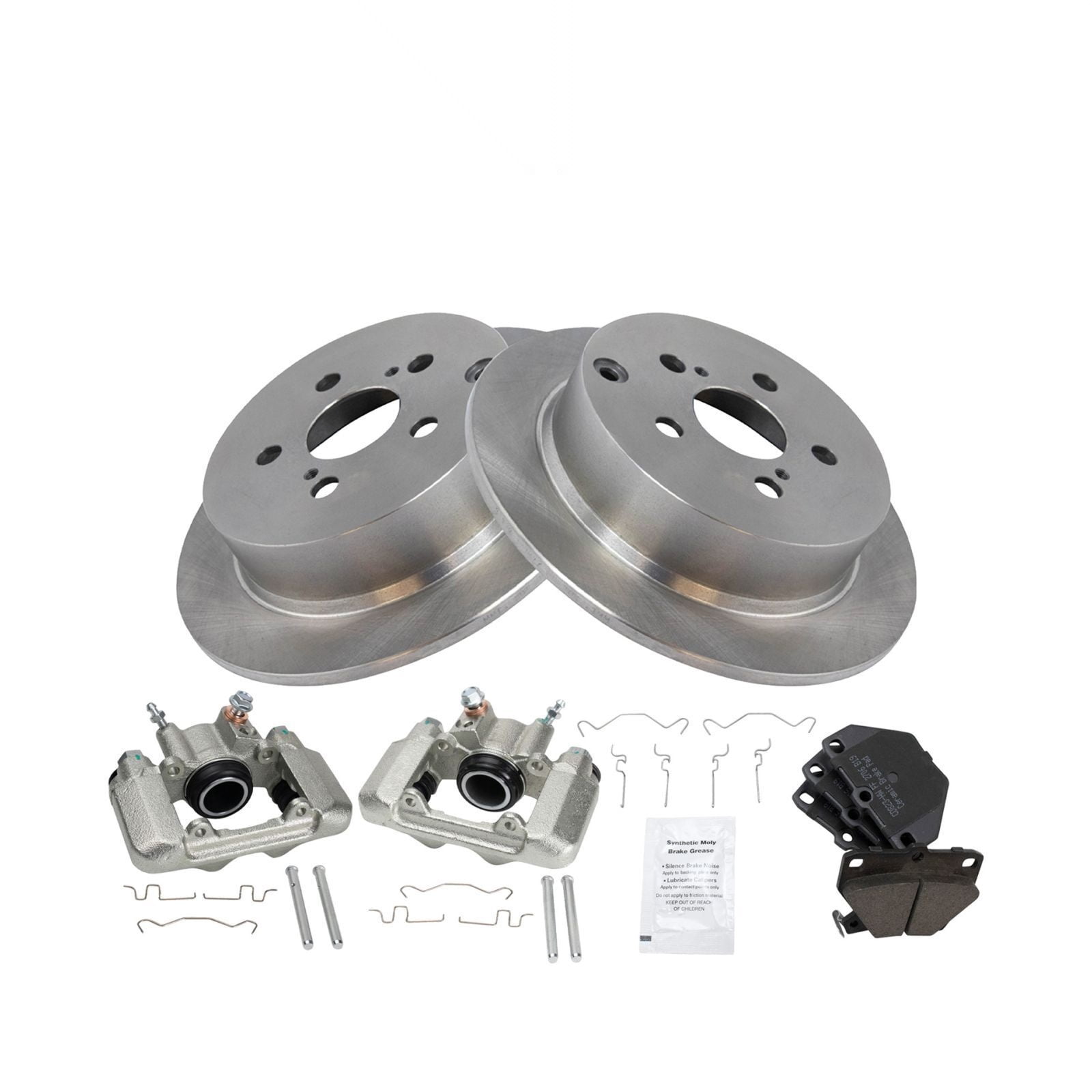Rear Ceramic Brake Pad, Rotor & Caliper Kit for Toyota for Celica for ...