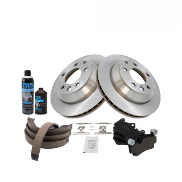 ECCPP Ceramic Brake Pads And Rotors Kit Front Rear For Honda Odyssey 2005-2010 – Drilled & Slotted, Lifetime Warranty