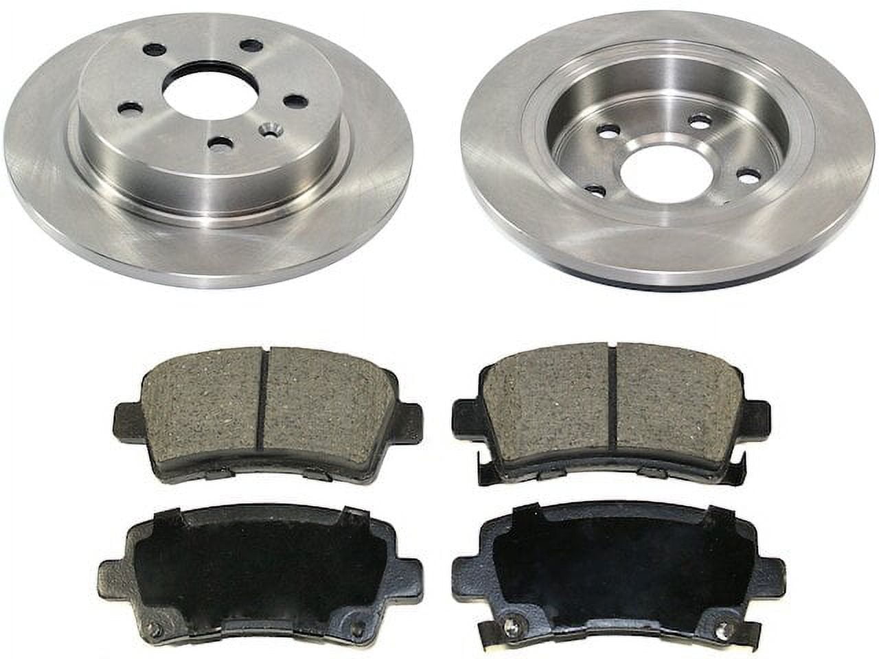 Rear Ceramic Brake Pad and Rotor Kit - Compatible with 2013 - 2016 ...