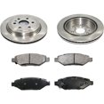 thumbnail image 1 of Rear Ceramic Brake Pads and Rotor Kit - Compatible with 2010 - 2016 Cadillac SRX 2011 2012 2013 2014 2015, 1 of 2