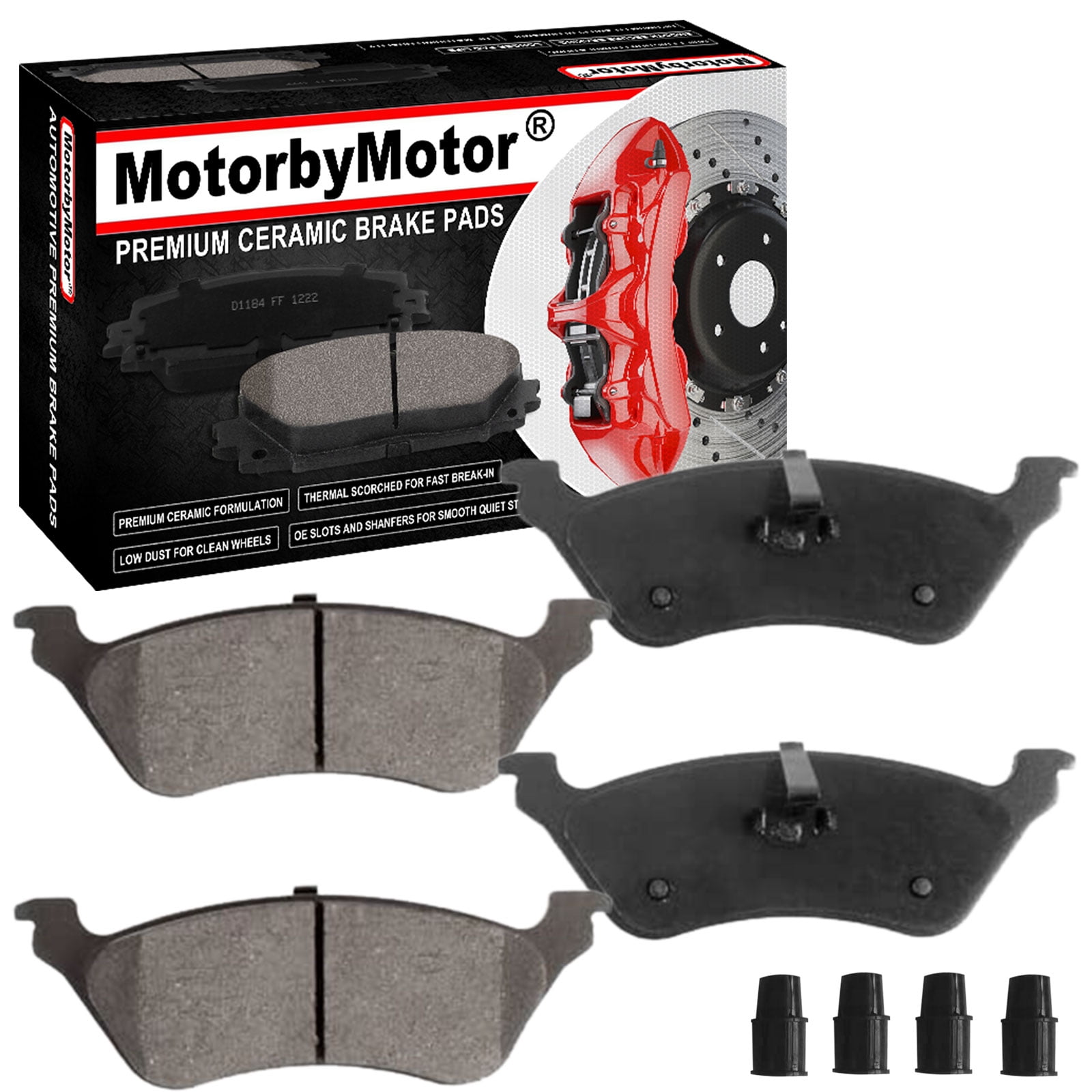 EBC Extra Duty Rear Brake Pads | 08-11 Chrysler Town & Country 3.3 main image 1