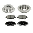 thumbnail image 1 of Rear Ceramic Disc Brake Pad and Rotor Kit - Compatible with 2010 - 2013 Kia Soul 2011 2012, 1 of 2