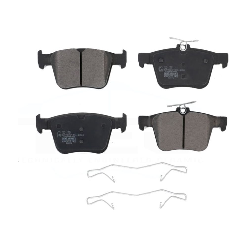 Rear Ceramic Disc Brake Pads TEC1761 For Volkswagen Tiguan Atlas Jetta