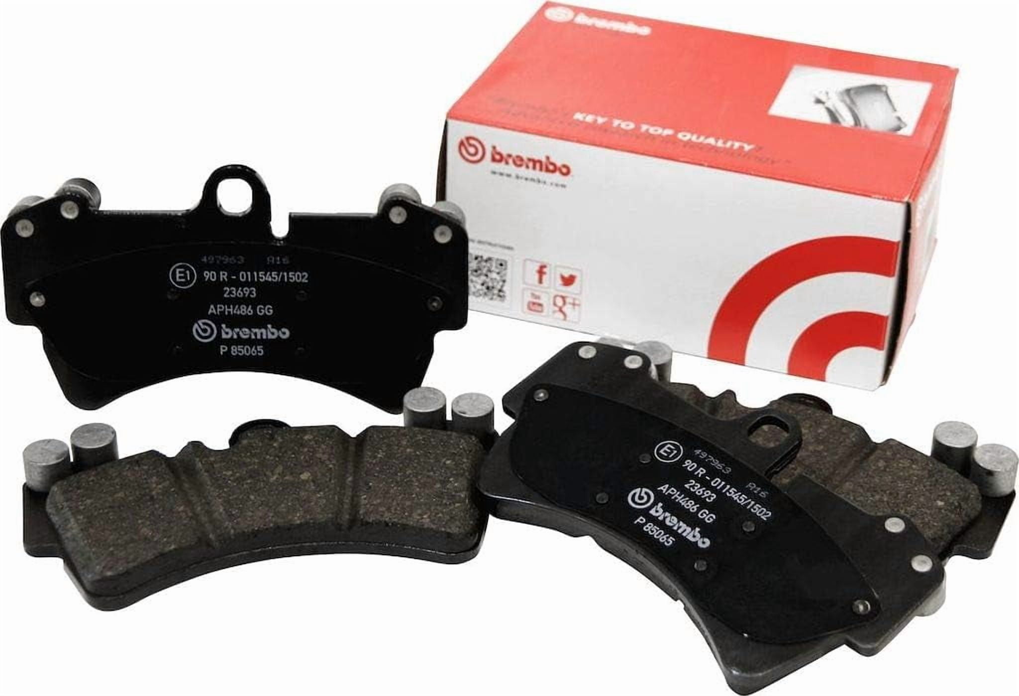 Brembo 08-12 Acura RL Rear Premium NAO Ceramic OE Equivalent Pad